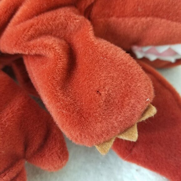 1995 Plush Creations Inc 8” Dinosaur Pterodactyl Plush Hand‎ Puppet Toy brown - Picture 10 of 12